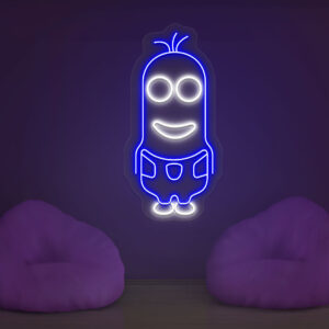 Minion Neon Sign Blue