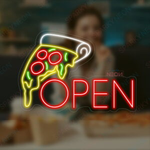 Pizza Open Neon Light