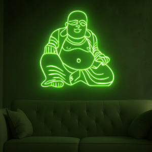 buddha neon sign