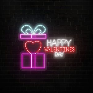 valentines neon sign