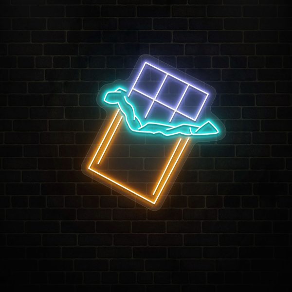 chocolate neon sign