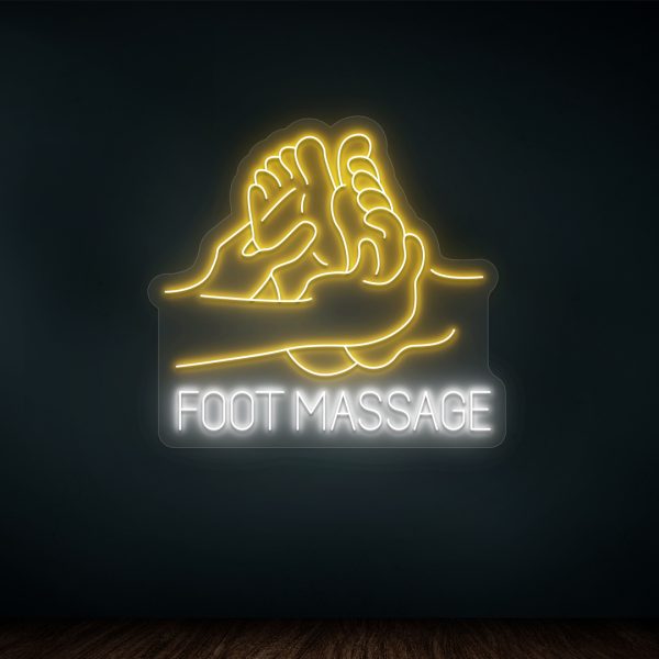 foot massage neon sign