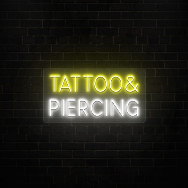Tattoo Piercing Neon Sign