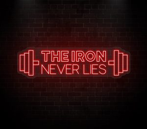 The iron never lies red