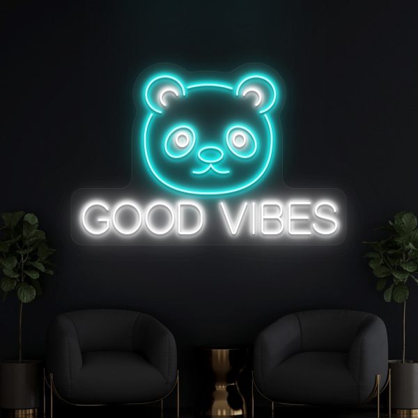 Good vibes neon sign